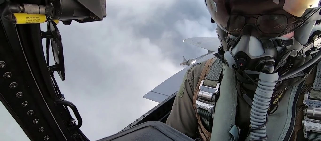 F-15C: Δοκιμάζοντας βλήματα αέρος-αέρος στον Ατλαντικό